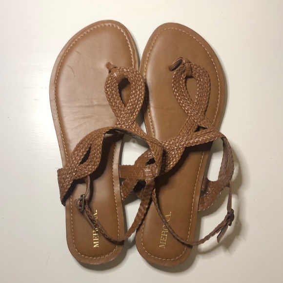 Merona | Cognac Sandal - Picture 1 of 2